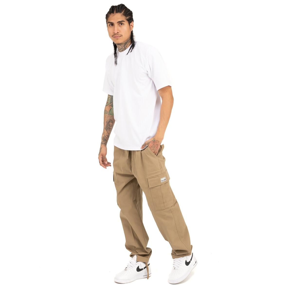 Pro Club Twill Cargo Lounge Pant - Bottoms-Pants : All Out Co