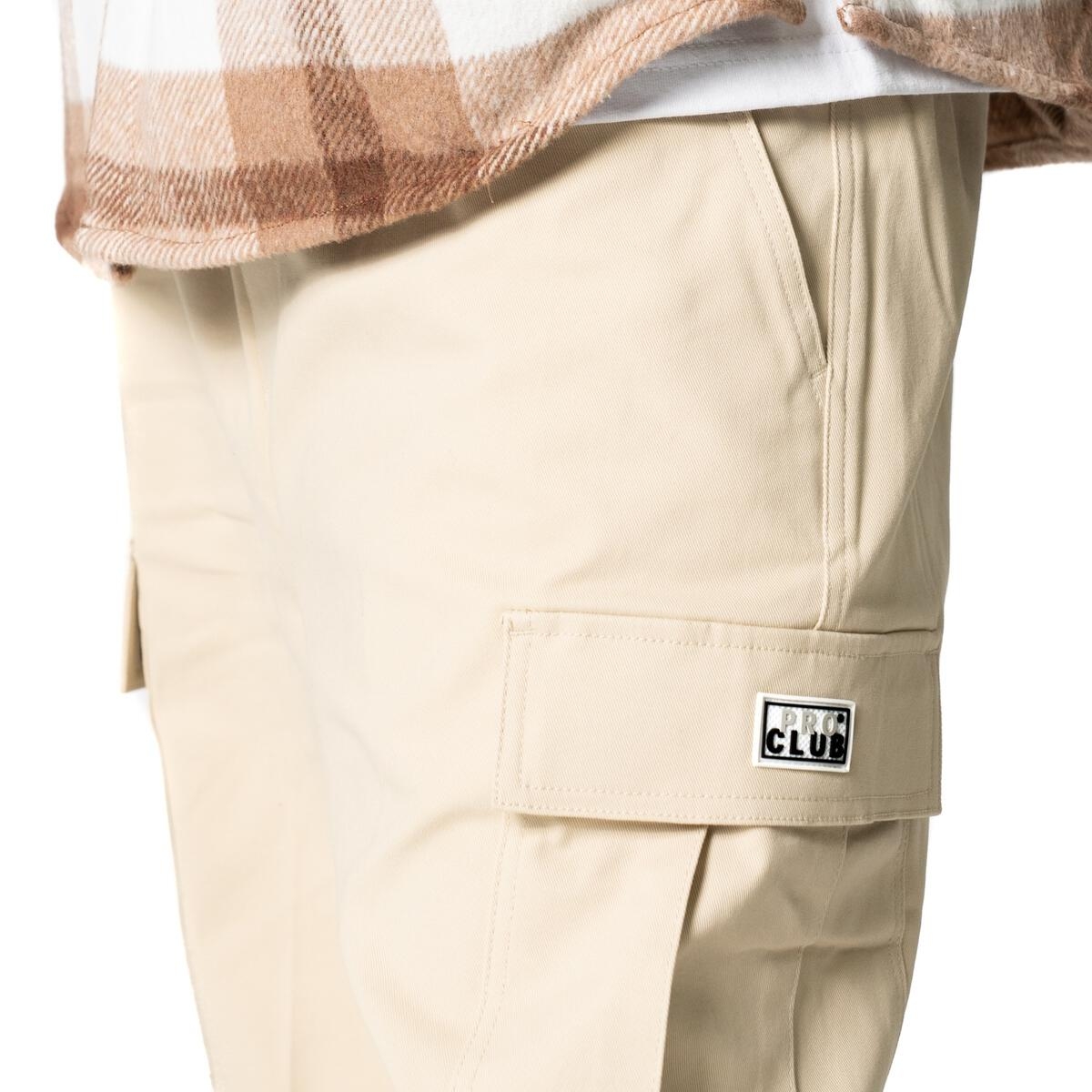 Pro Club Twill Cargo Lounge Pant - Bottoms-Pants : All Out Co