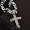 Diamond x Stainless steel Cross Chain