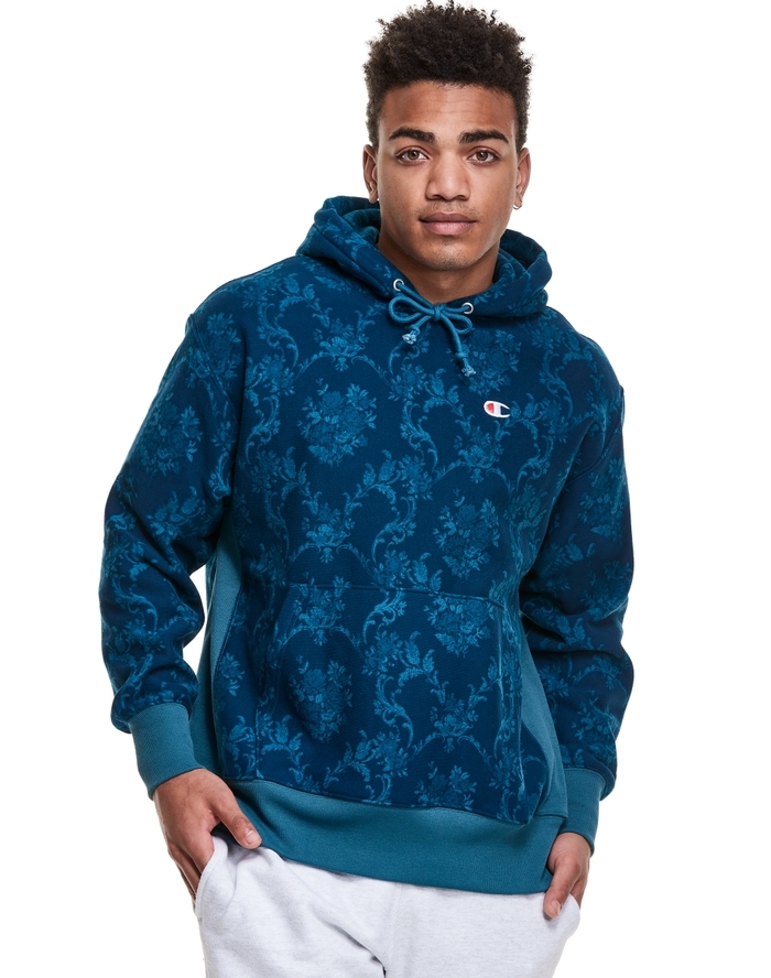 Champion RW BROCADE HOODIE Tops Sweaters All Out Co Champion