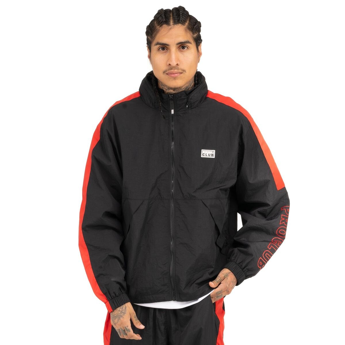 Pro club Full Court Windbreaker Jacket - Tops-Jackets : All Out Co